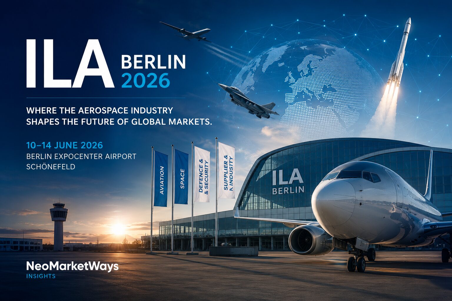ILA Berlin 2026. Where the Aerospace Industry Shapes the Future of Global Markets.
