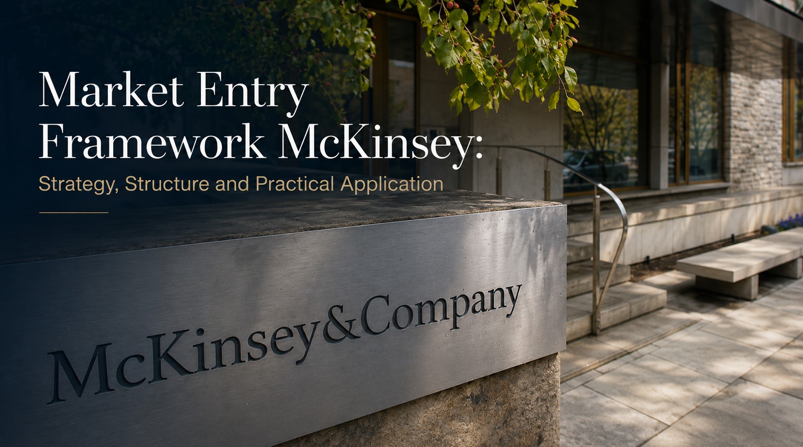 Market Entry Framework McKinsey Strategy, Structure and Practical Application